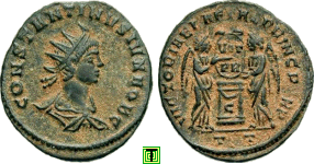 AE3 / Ticinum / Cosntantinus II Iunior