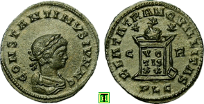 AE3 / Lugdunum / Constantinus II Iunior