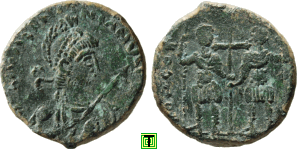 AE2 / Constantinopolis / Valentinianus III